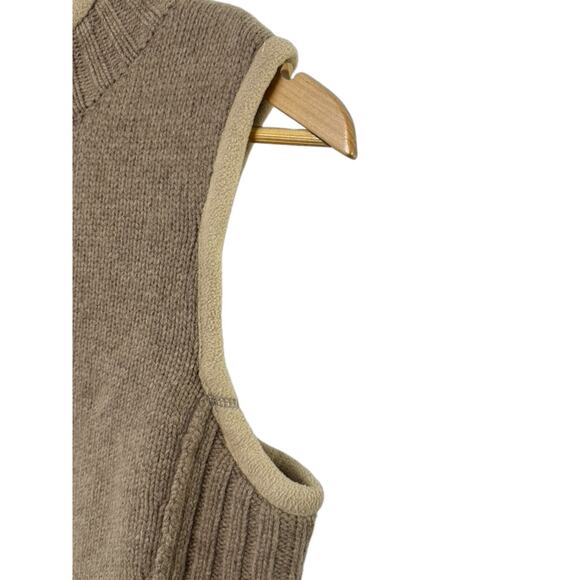 Gander Mountain Guide Series Tan Lambswool Blend Full Zip Vest Women's Medium - Picture 10 of 14